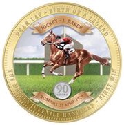 2 Dollars - Elizabeth II Phar Lap, Niue, 2019 reverse image