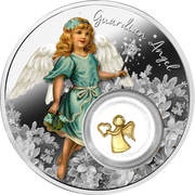 2 Dollars - Elizabeth II Guardian Angel, Niue, 2019 reverse image