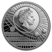 2 Dollars - Elizabeth II First Men on the Moon obverse image