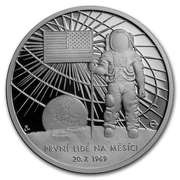 2 Dollars - Elizabeth II First Men on the Moon, Niue, 2019 reverse image