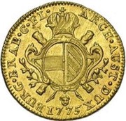 1 Souverain - Maria Theresa Type 3 reverse image
