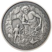 2 Dollars - Elizabeth II Aladdin, Niue, 2019 reverse image