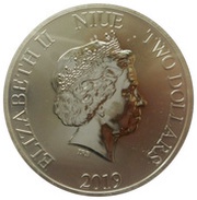 2 Dollars - Elizabeth II Happy Pig obverse image