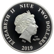 2 Dollars - Elizabeth II Year of the Pig obverse image