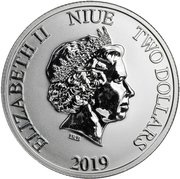 2 Dollars - Elizabeth II Year of the Pig obverse image