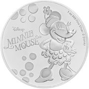 2 Dollars - Elizabeth II Minnie Mouse, Niue, 2019 reverse image