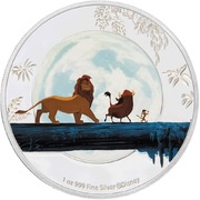 2 Dollars - Elizabeth II Hakuna Matata, Niue, 2019 reverse image