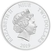 2 Dollars - Elizabeth II Simba and Nala obverse image
