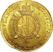 1 Souverain - Leopold II reverse image