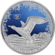2 Dollars - Elizabeth II Albatross, Niue, 2019 reverse image