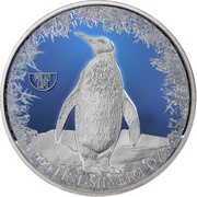 2 Dollars - Elizabeth II Penguin, Niue, 2019 reverse image
