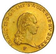 1 Souverain - Francis II Hall mint obverse image