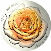 2 Dollars - Elizabeth II Rose, Niue, 2019 reverse image