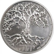 2 Dollars - Elizabeth II Tree of Life, Niue, 2019 reverse image