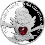 2 Dollars - Elizabeth II Your Guardian Angel, Niue, 2019 reverse image
