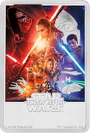 2 Dollars - Elizabeth II Star Wars: The Force Awakens, Niue, 2019 reverse image