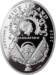 2 Dollars - Elizabeth II Diamond Trellis Egg obverse image