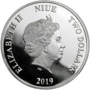 2 Dollars - Elizabeth II Disney: Year of the Pig obverse image