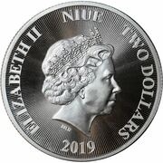 2 Dollars - Elizabeth II Roaring Lion obverse image