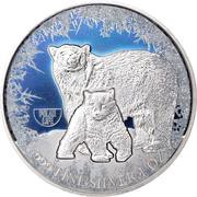 2 Dollars - Elizabeth II Polar Bear reverse image