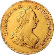 2 Souverains - Maria Theresa Vienna type 2 obverse image