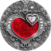 2 Dollars - Elizabeth II I Love You, Niue, 2020 reverse image