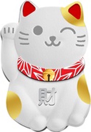 2 Dollars - Elizabeth II Maneki-Neko: Fortune, Niue, 2020 reverse image