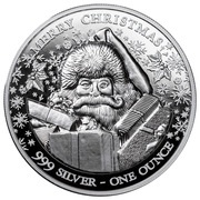 2 Dollars - Elizabeth II Santa Claus, Niue, 2020 reverse image
