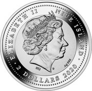 2 Dollars - Elizabeth II Unicorn obverse image