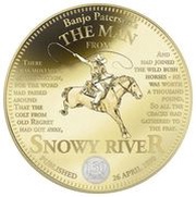 2 Dollars - Elizabeth II The Man from Snowy River, Niue, 2020 reverse image