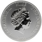 2 Dollars - Elizabeth II Back to the Future obverse image