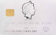 2 Dollars - Elizabeth II Credit Card obverse image