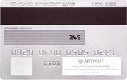 2 Dollars - Elizabeth II Credit Card, Niue, 2020 reverse image