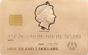 2 Dollars - Elizabeth II Credit Card obverse image