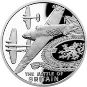 2 Dollars - Elizabeth II Battle of Britain, Niue, 2020 reverse image