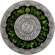 2 Dollars - Elizabeth II Celtic Calendar, Niue, 2020 reverse image