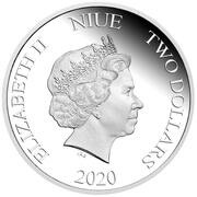 2 Dollars - Elizabeth II Back to the Future obverse image