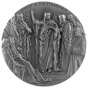 2 Dollars - Elizabeth II Christ in the Synagogue, Niue, 2020 reverse image
