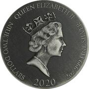 2 Dollars - Elizabeth II Jesus Walks on the Sea obverse image