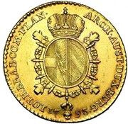 2 Souverains - Francis II reverse image