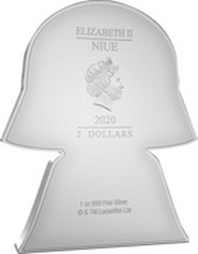 2 Dollars - Elizabeth II Darth Vader obverse image