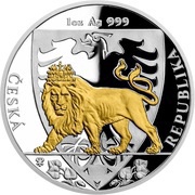 2 Dollars - Elizabeth II Czech Lion, Niue, 2020 reverse image