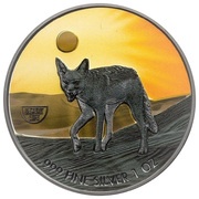 2 Dollars - Elizabeth II Jackal, Niue, 2020 reverse image