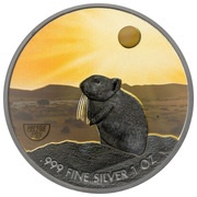 2 Dollars - Elizabeth II Mongolian Gerbil, Niue, 2020 reverse image