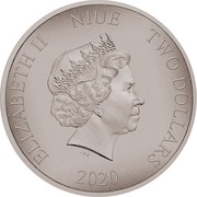 2 Dollars - Elizabeth II Stegosaurus obverse image