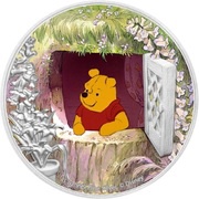2 Dollars - Elizabeth II Pooh, Niue, 2020 reverse image