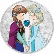 2 Dollars - Elizabeth II Sisters Forever, Niue, 2020 reverse image