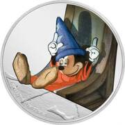2 Dollars - Elizabeth II The Dozing Sorcerer’s Apprentice, Niue, 2020 reverse image