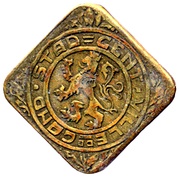 2 Franken Ghent - WW1 German Occupation Coinage obverse image