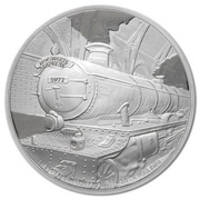 2 Dollars - Elizabeth II Hogwarts Express, Niue, 2020 reverse image